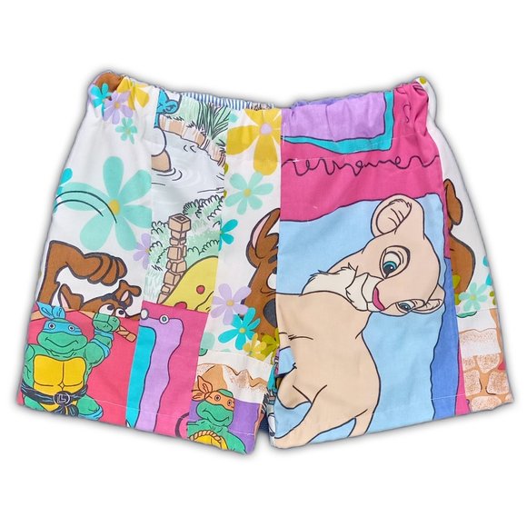 Vintage Custom Medley Pocahontas Lion King TMNT Polo Bear Bennygonia Shorts - Picture 4 of 12